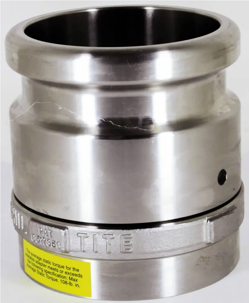 EBW&#xAE;&#x20;Fill&#x20;swivel&#x20;adapter&#x20;4&quot;&#x20;NPT,&#x20;stainless&#x20;steel